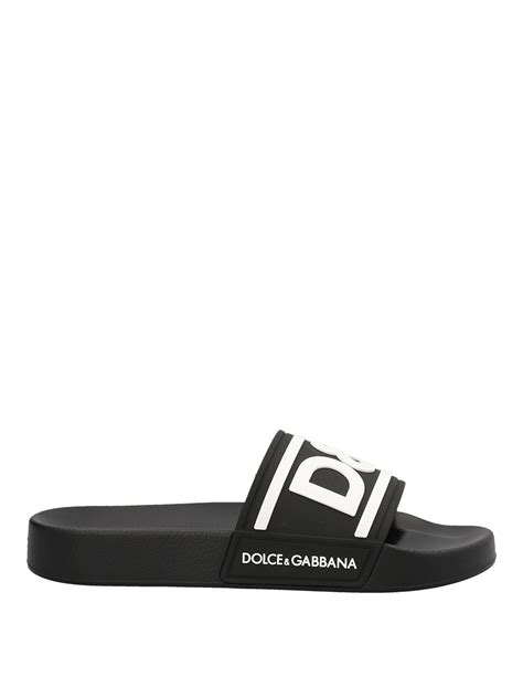 dolce gabbana slides sale|dolce and gabbana flip flops.